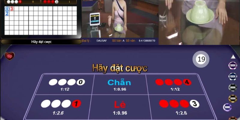 Đa dạng các loại hình đặt cược tại game xóc đĩa online